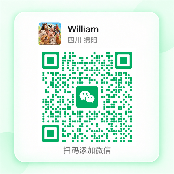 William WeChat contact QR code